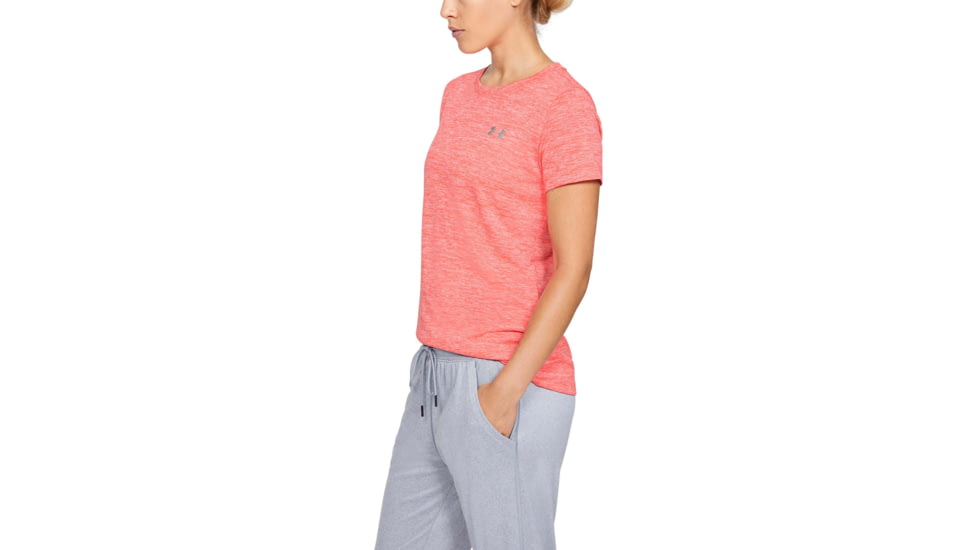 Under Armour UA Tech Twist Short Sleeve Shirt - Womens, Beta, X-Small, 1277206628XS