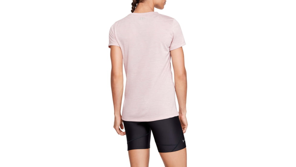 Under Armour UA Tech Twist Short Sleeve Shirt - Womens, French Gray, X-Large, 1277206080XL