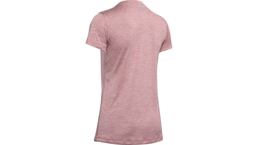 Under Armour UA Tech Twist Short Sleeve Shirt - Womens, Hushed Pink, 2X-Large, 12772066622X