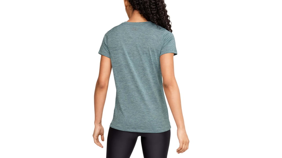 Under Armour UA Tech Twist Short Sleeve Shirt - Womens, Hushed Turquoise, Large, 1277206396LG