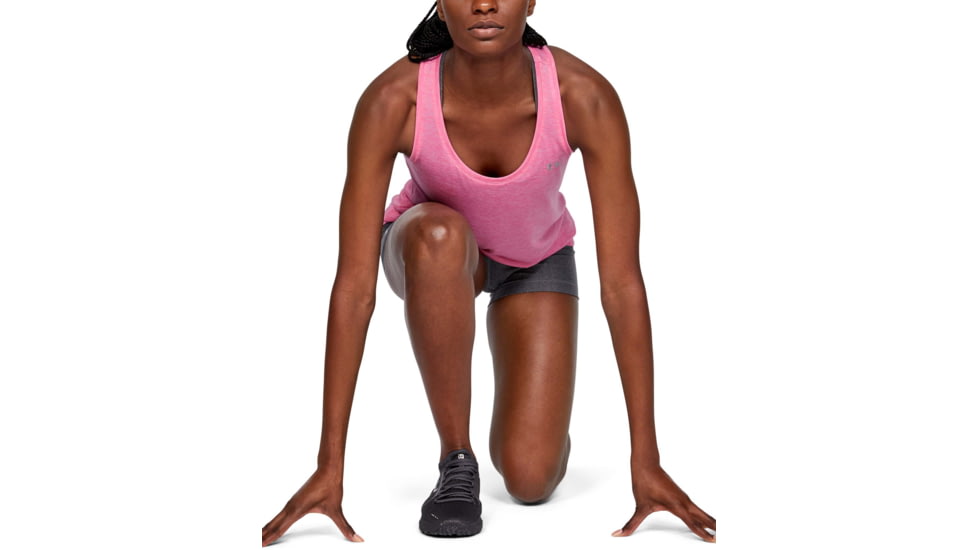 Under Armour UA Tech Twist Tank Top - Womens, Lipstick, X-Small, 1275487691XS