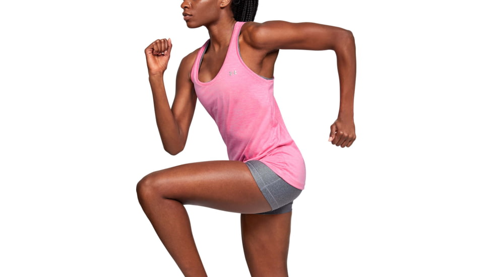 Under Armour UA Tech Twist Tank Top - Womens, Lipstick, X-Small, 1275487691XS