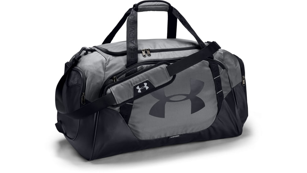 Under Armour UA Undeniable Duffle 3.0 Travel Duffel Bag, Graphite, Large, 1300216040OSFA