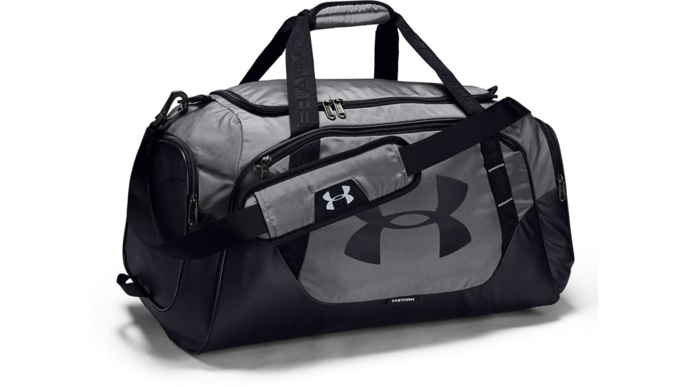 Under Armour UA Undeniable Duffle 3.0 Travel Duffel Bag, Graphite, Medium, 1300213040OSFA
