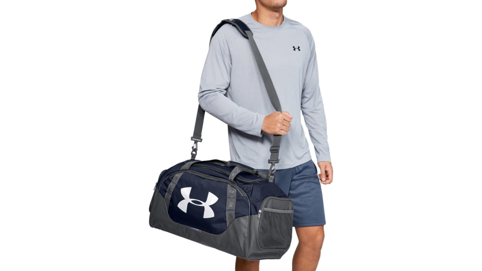 Under Armour UA Undeniable Duffle 3.0 Travel Duffel Bag, Midnight Navy, Medium, 1300213410OSFA