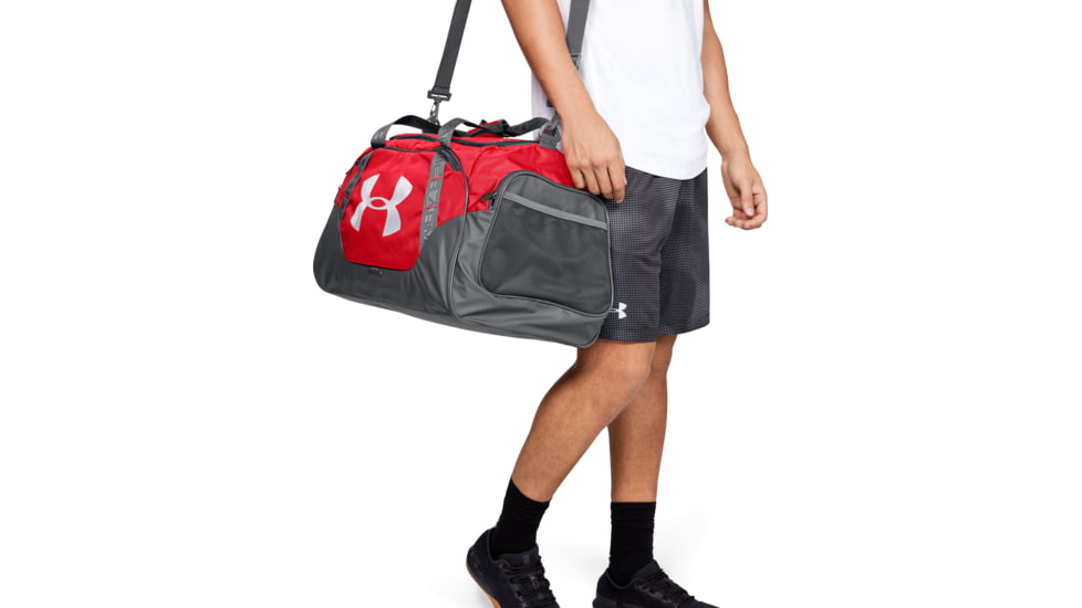 Under Armour UA Undeniable Duffle 3.0 Travel Duffel Bag, Red, Medium, 1300213600OSFA