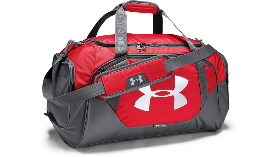 Under Armour UA Undeniable Duffle 3.0 Travel Duffel Bag, Red, Medium, 1300213600OSFA