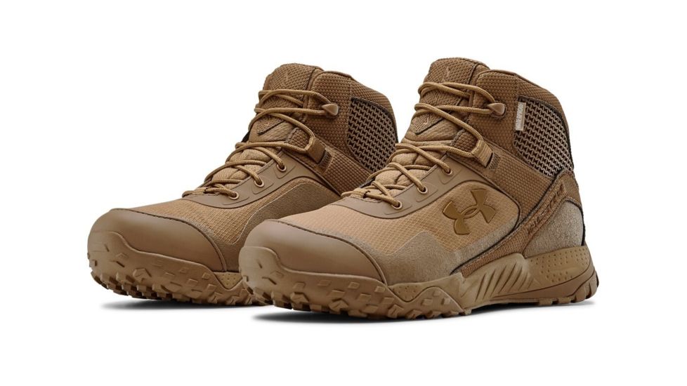 Under Armour UA Valsetz RTS 1.5 5in WP Tactical Boots - Men's, 9.5, Coyote Brown, 30228542009.5