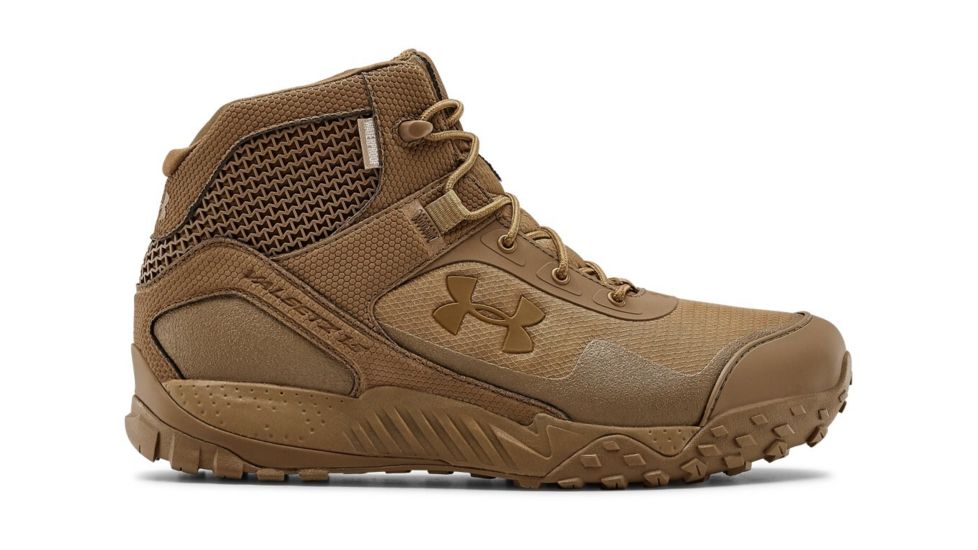 Under Armour UA Valsetz RTS 1.5 5in WP Tactical Boots - Men's, 9.5, Coyote Brown, 30228542009.5