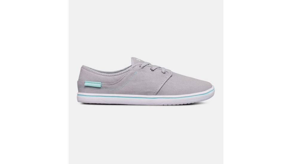 Under Armour UA W Street Encounter - Mens, Overcast Gray - White - Tropical Tide, 8, 1287196-101-8