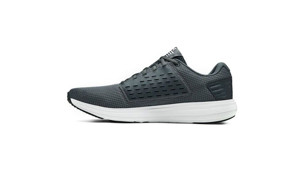 Under Armour UA Surge SE Road Running Shoe - Mens, Pitch Gray/Onyx White/Khaki Base, 10, 3021231-103-10