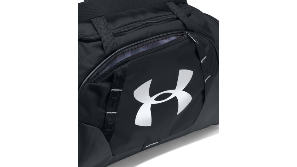 Under Armour Undeniable 3.0 Small Duffle Bag, Black/Silver, 1300214-001-OSFA
