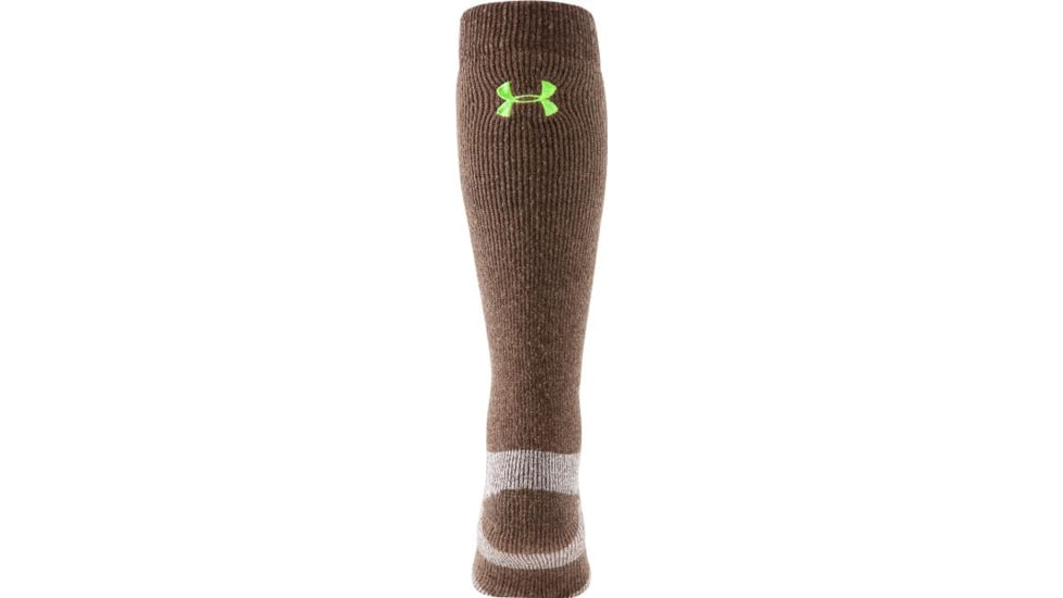 Under Armour Under Armour Scent Control II Over-The-Calf Sock, Hearthstone/Orange, 9-11 Medium U724-HST/VEL-MD