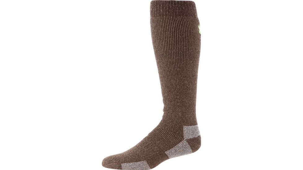 Under Armour Under Armour Scent Control II Over-The-Calf Sock, Hearthstone/Orange, 9-11 Medium U724-HST/VEL-MD