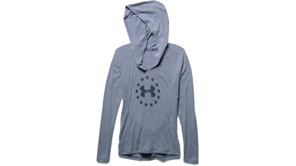 Under Armour Womens Freedom Triblend Hoody,Navy Seal,Large 1255068942LG
