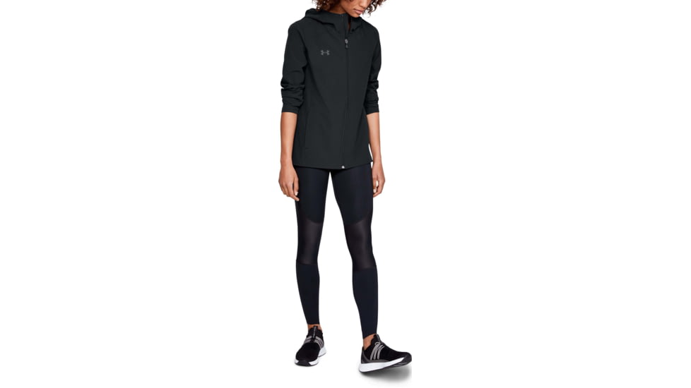 Under Armour Womens Ua Challenger Ii Storm Shell Jacket, Black - 1314638001LG