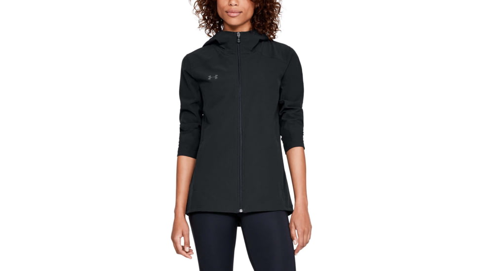 Under Armour Womens Ua Challenger Ii Storm Shell Jacket, Black - 1314638001LG