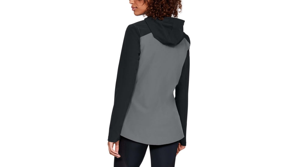 Under Armour Womens Ua Challenger Ii Storm Shell Jacket, Graphite - 1314638040LG