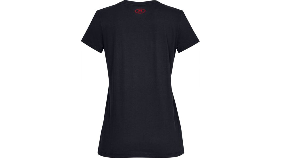 Under Armour UA Freedom Star T-Shirt - Women's, Large, Black, 1327572001LG