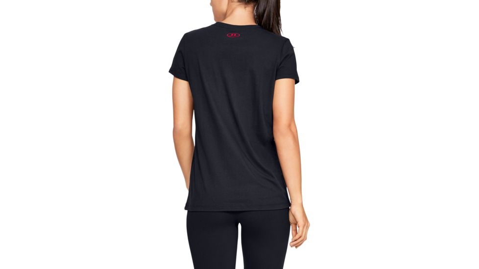 Under Armour UA Freedom Star T-Shirt - Women's, Large, Black, 1327572001LG