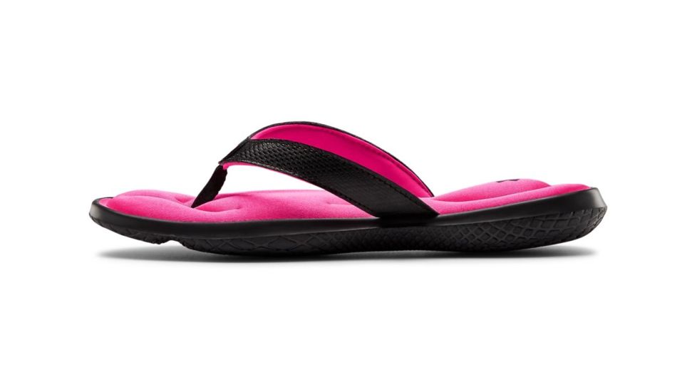 Under Armour UA Marbella VII Sandal - Women's, Black/Pink, 12, 302272300212