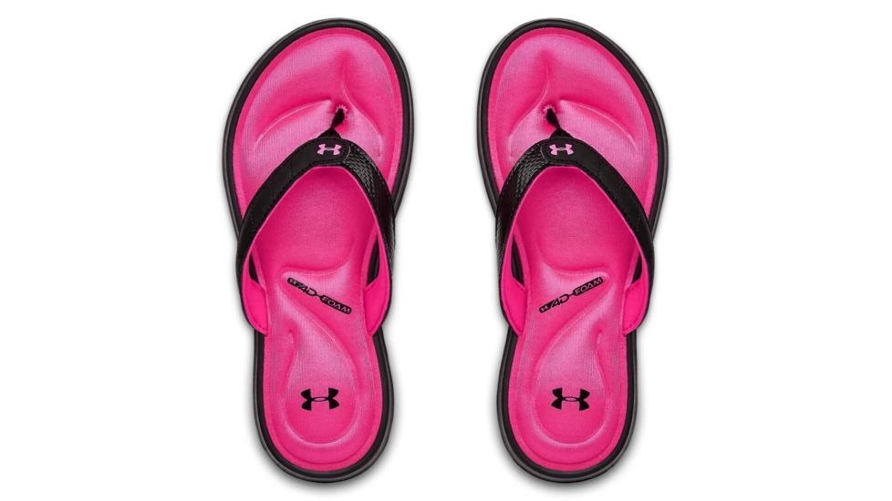 Under Armour UA Marbella VII Sandals - Women's, 12, Black/Pink, 302272300212
