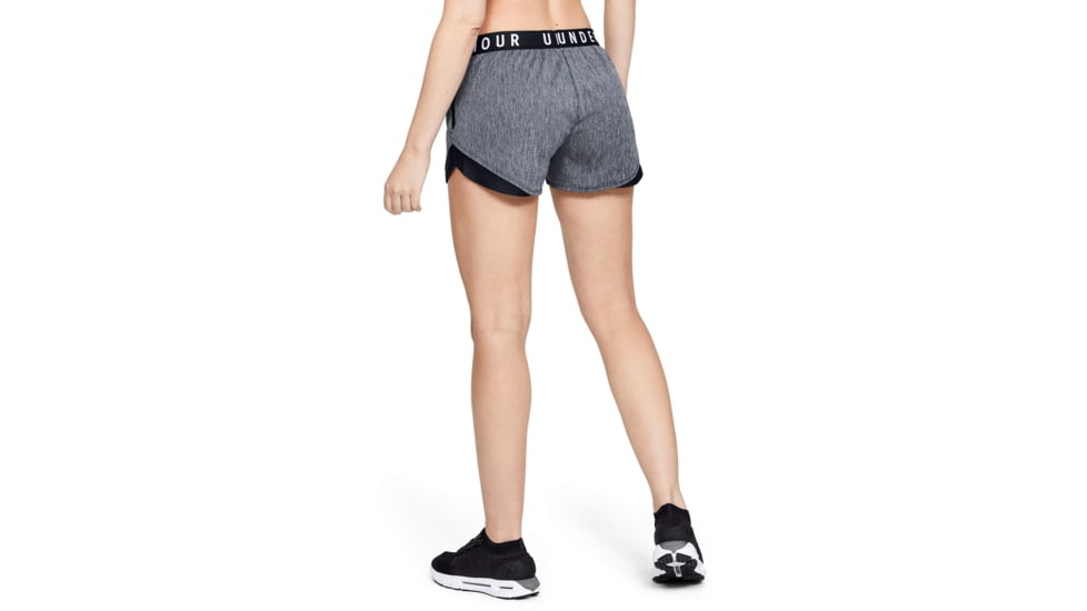 Under Armour Womens Ua Play Up Shorts 3.0 Twist, Black - 1349125001LG