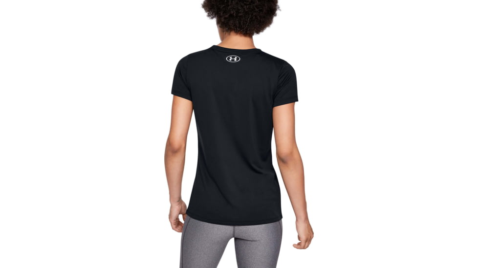 Under Armour Womens UA Tech T-Shirt - Womens, Black, Small, 1277207001SM