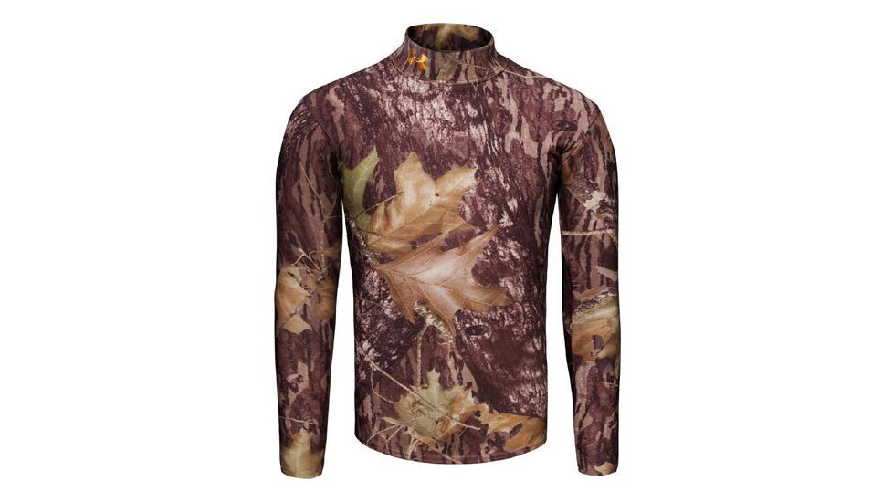 Under Armour Boys' ColdGear Camo Mock - Break-Up Color 1004800-375