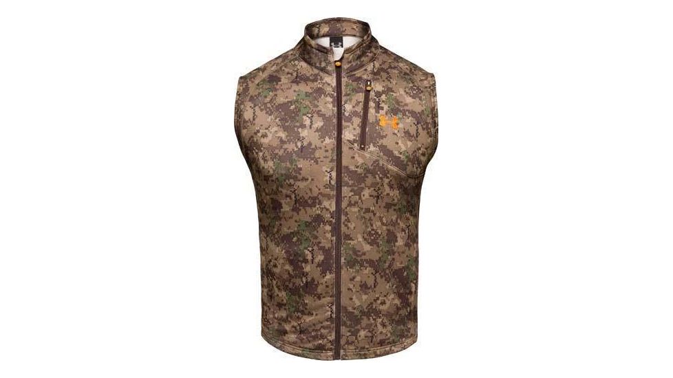 UnderArmour Men's ColdGear Camo Hurlock Fleece Vest - Digital Color 1004043-966
