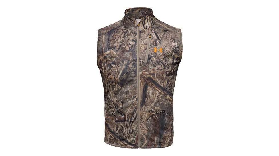 Under Armour Men's ColdGear Camo Hurlock Fleece Vest - Duckblind Color 1004043-399