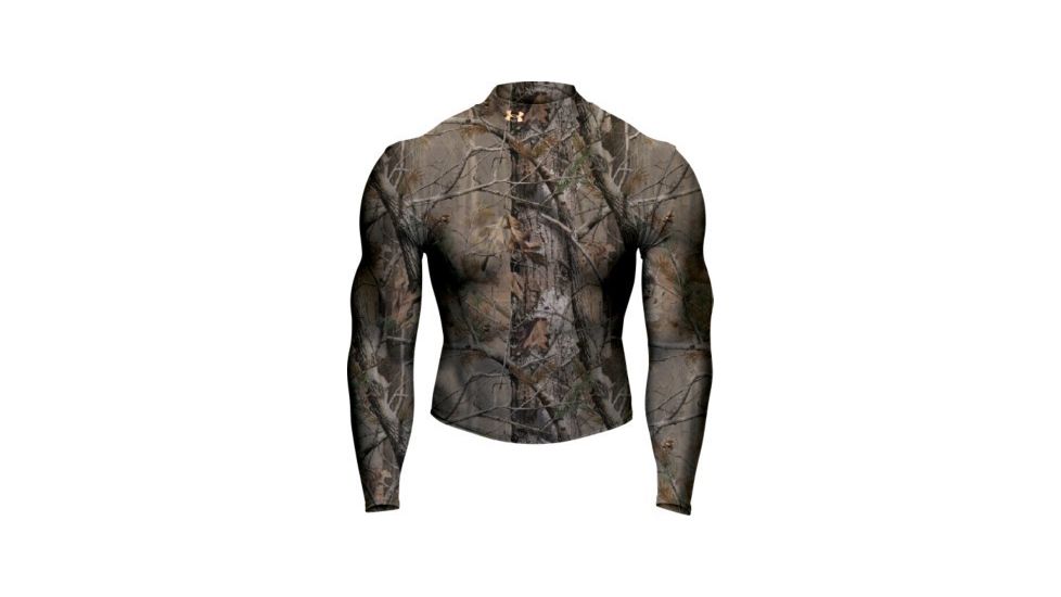Under Armour Men's ColdGear Camo Mock - Real Tree AP Color 104512C-340