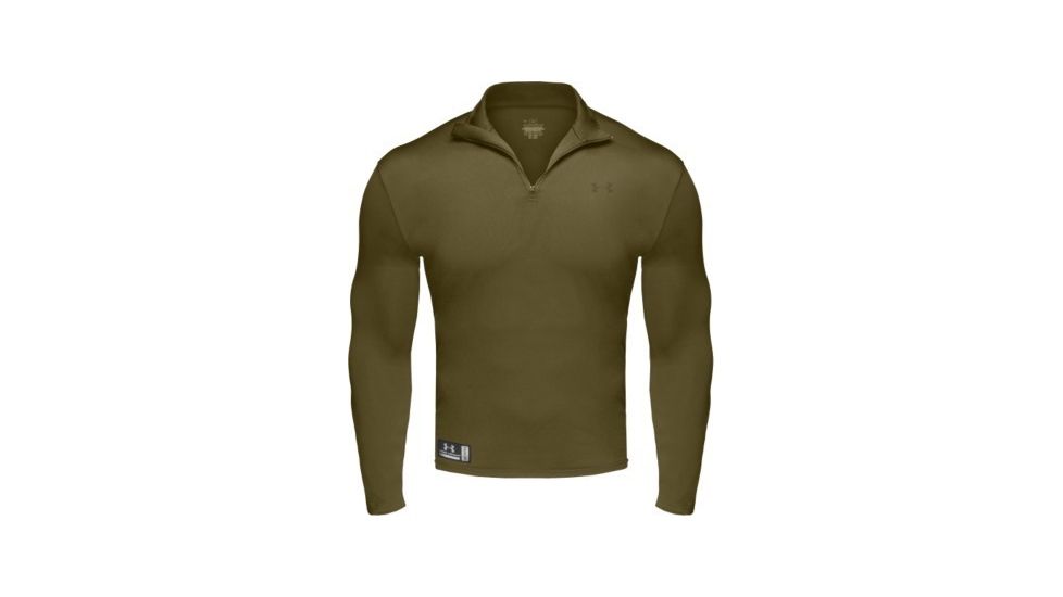 UnderArmour Men's ColdGear Tactical 1/4 Zip - Marine Olive Drab Color 1005557-390