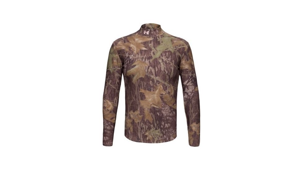 UnderArmour Women's ColdGear Camo Mock - Break-Up Color 1004706-375