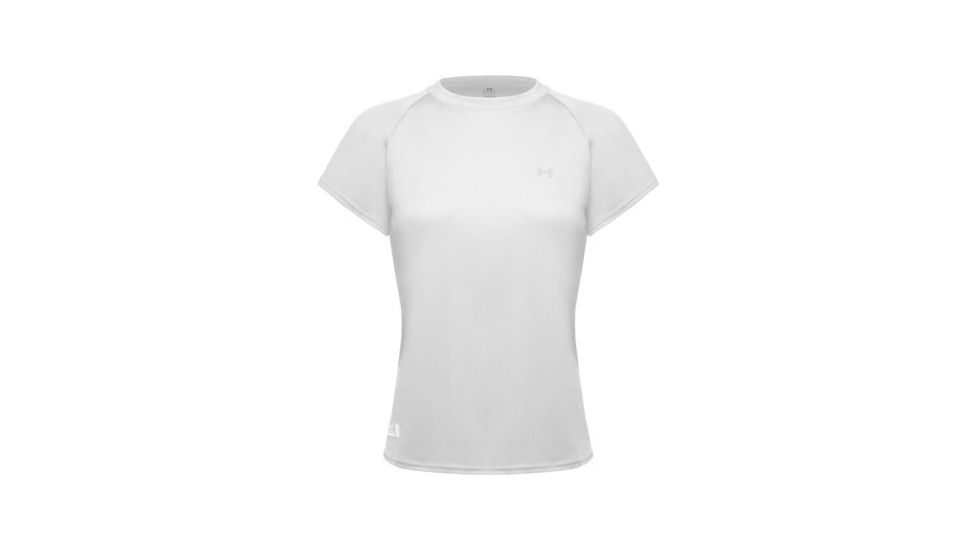 Under Armour Women's HeatGear Tactical Loose T - White Color 1005184-100
