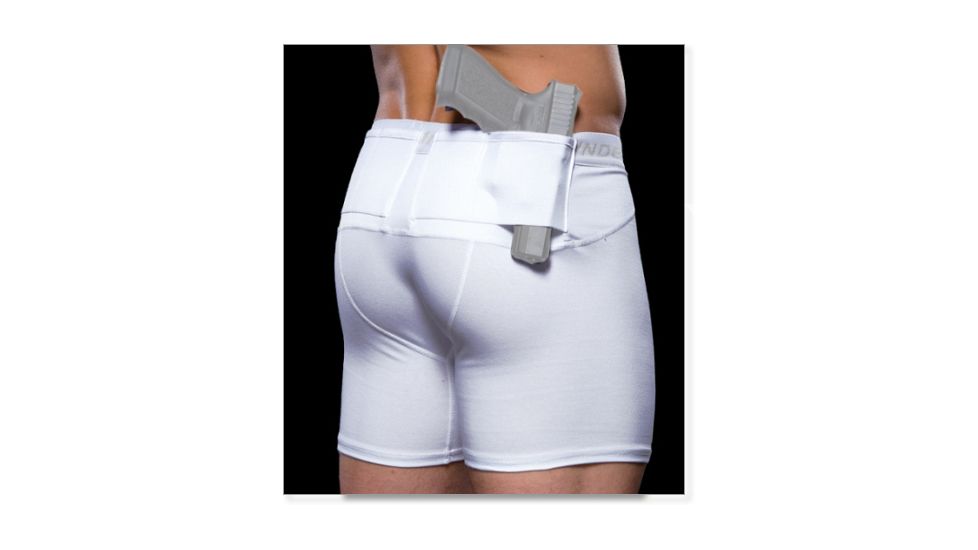 USED Undertech Undercover Men's Concealment Holster Shorts,White 4008-WHI-LG, EDEMO1