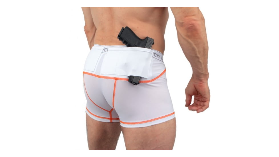 UnderTech Undercover Mens Concealment Holster Briefs,White,3XL 4009-WH-3X