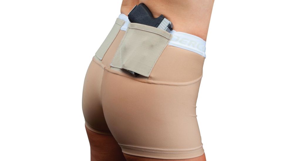 UnderTech Undercover UTUC Womens Concealment Short Shorts, Nude 4021-NUD-XS