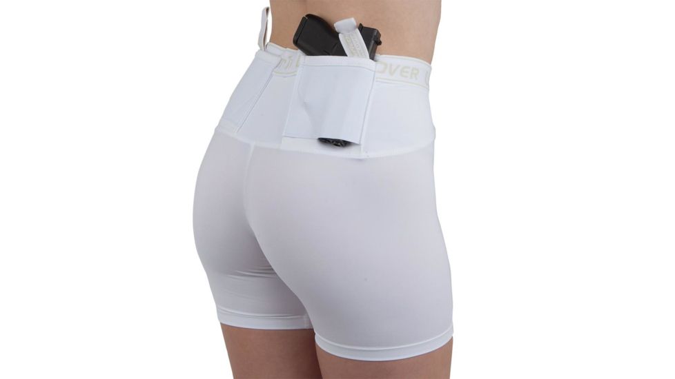 Undertech Undercover Womens Concealment Holster Shorts,White 4020-WHI-MD