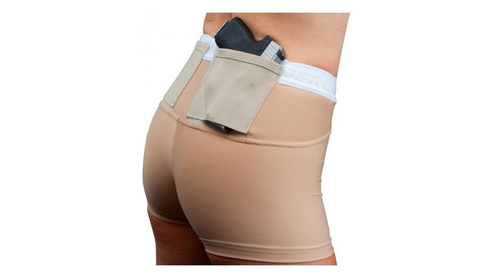 UnderTech Undercover Womens Concealment Holster Short Shorts,Nude,L T1118ND-M