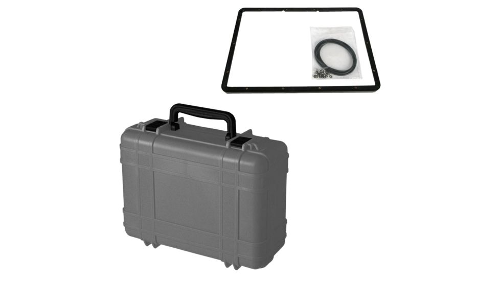 Underwater Kinetics 718 Dry Case, Shipping, Panel Ring, Grey