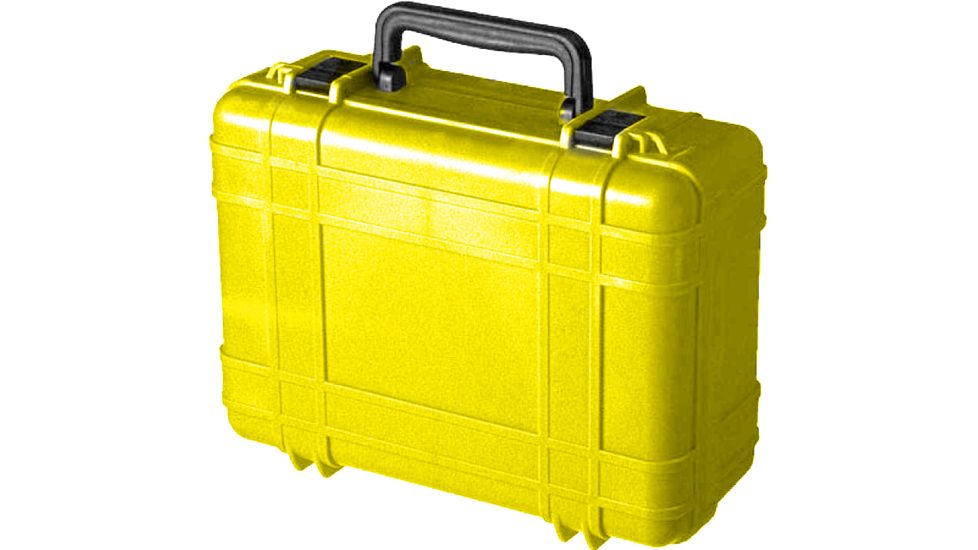 Underwater Kinetics 718 Dry Case, Shipping, Panel Ring, Yellow 02513