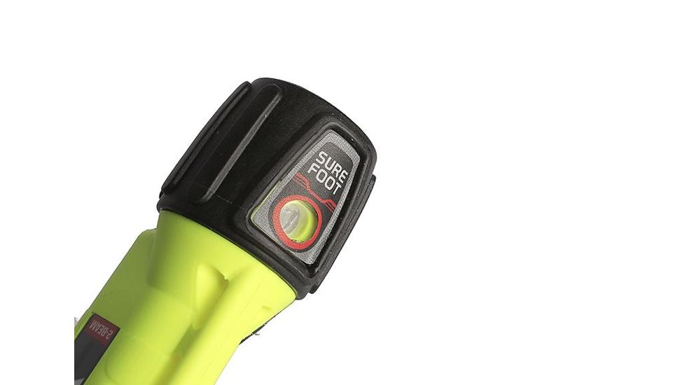 Underwater Kinetics Surefoot 4AA Batteries Flashlight, eLED 2-Beam, Safety Yellow 0032705 14650 7