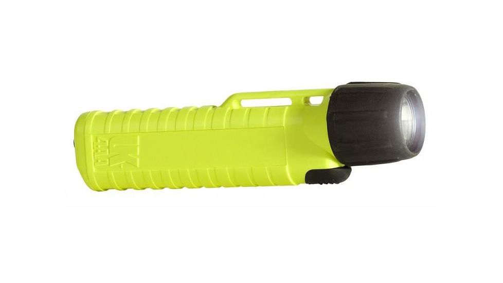 USED Underwater Kinetics UK4AA eLED CPO-AS, Front Switch, Safety Yellow, Bulk No Batteries 514441, EDEMO1