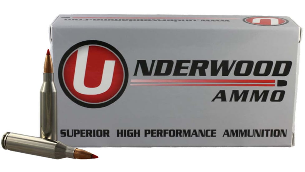 Underwood Ammo .243 Winchester 58 Grain Polymer Tipped Spitzer Nickel Plated Brass Cased Rifle Ammo, 20 Rounds, 531