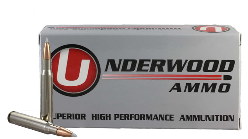 Underwood Ammo .30-06 Springfield 150 Grain Polymer Tipped Spitzer Nickel Plated Brass Cased Rifle Ammo, 20 Rounds, 525