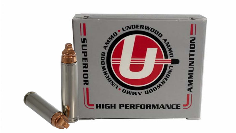 Underwood Ammo .30 Carbine 85 Grain Solid Monolithic Nickel Plated Brass Cased Rifle Ammo, 20 Rounds, 854