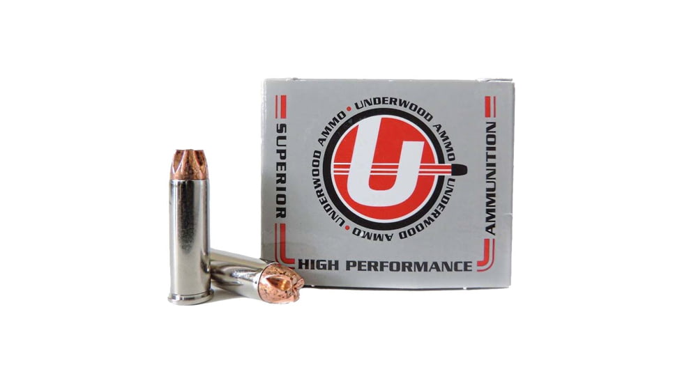 Underwood Ammo .357 Magnum 120 Grain Solid Monolithic Nickel Plated Brass Cased Pistol Ammo, 20 Rounds, 913