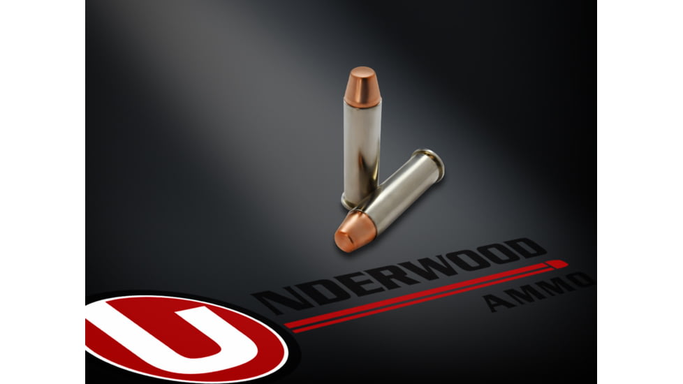 Underwood Ammo .357 Magnum 125 Grain Full Metal Jacket Nickel Plated Brass Cased Pistol Ammo, 50 Rounds, 120