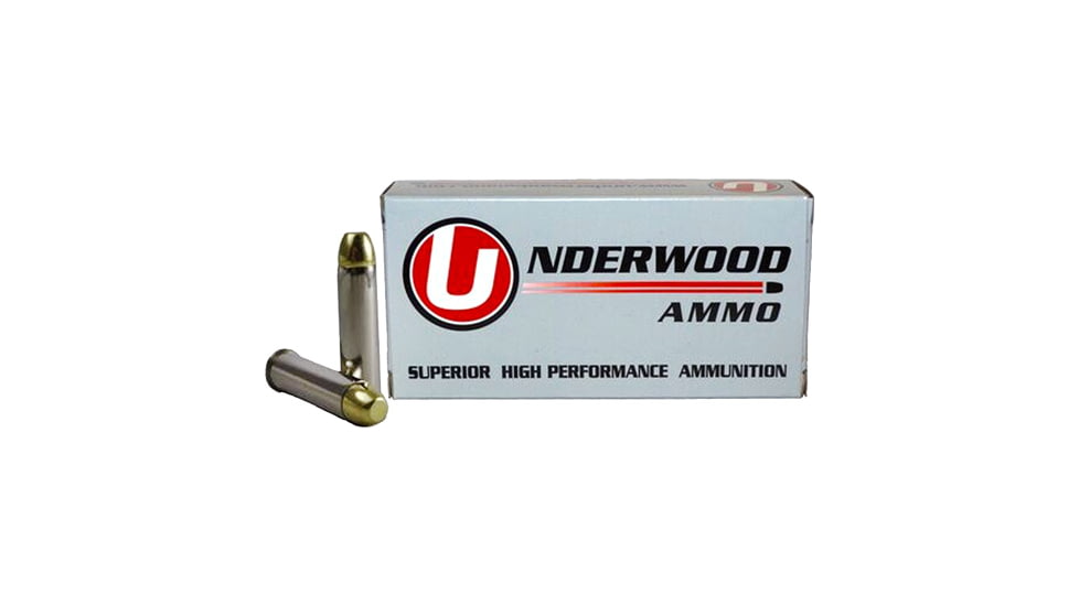 Underwood Ammo .357 Magnum 125 Grain Full Metal Jacket Nickel Plated Brass Cased Pistol Ammo, 50 Rounds, 120